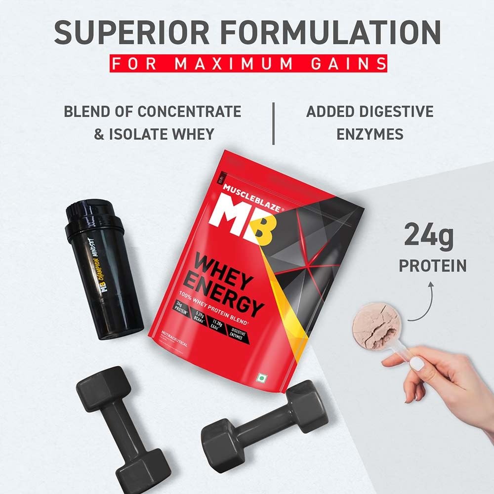 MuscleBlaze Whey Energy with Digezyme - Image 5