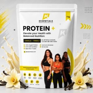 Protein + Vanilla - 100% vegan protein powder designed for Female