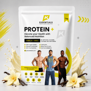 Protein + Vanilla - Male 100% vegan protein powder designed for men